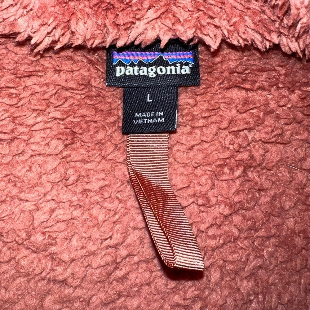 Patagonia Women’s Los Gatos Quarter Zip Fleece Large Burnt Orange Jacket Active - Picture 11 of 12